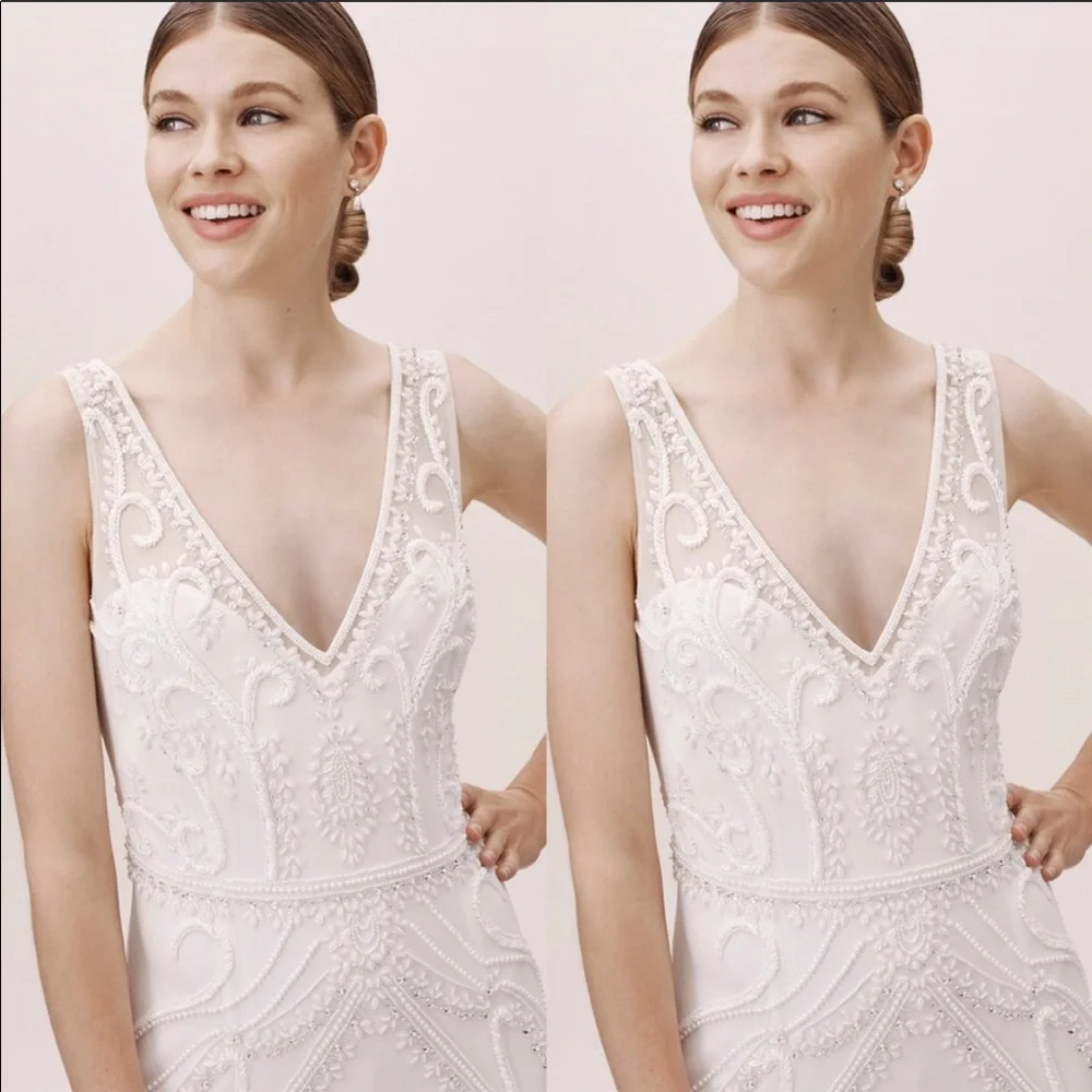 Anthropologie x BHLDN Sorrento Embellished Dress - Picture 5 of 12